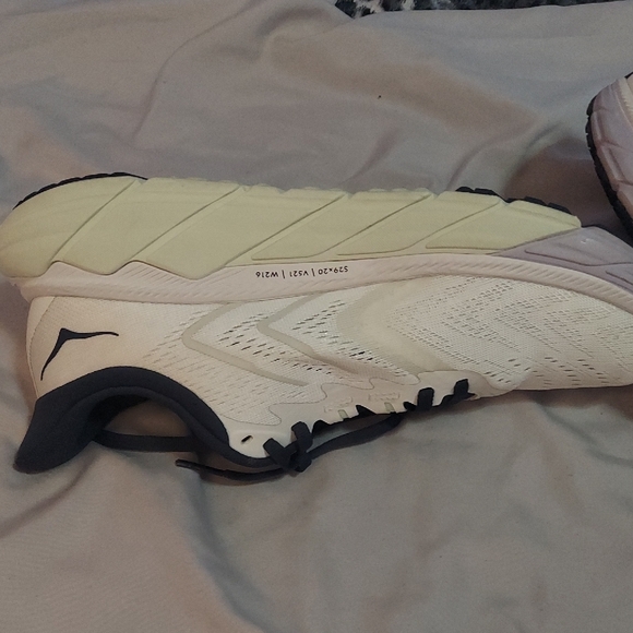 Hoka Womens White and Navy Sneakers - Picture 14 of 14